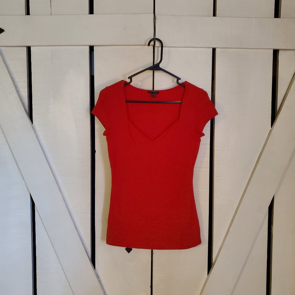 Express Red Blouse - S